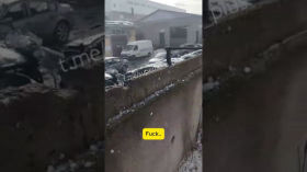 Drone Suppressed by Russia's EW Crashes into Auto Repair Shop, Killing One, Injuring Three